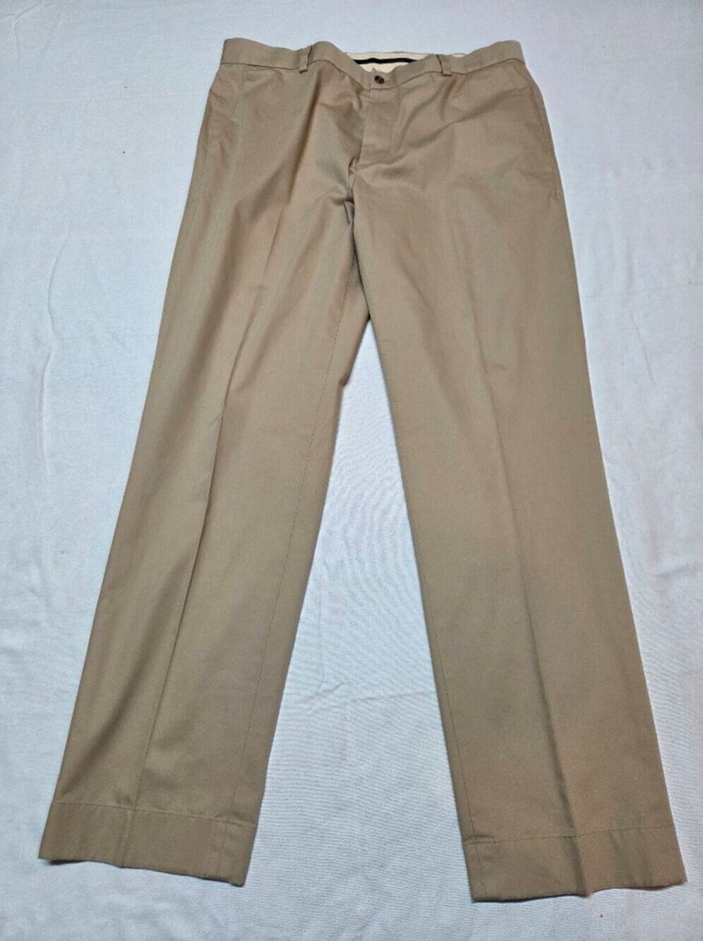 Brooks Brothers Men's Chinos in Light Khaki Tan 37x32